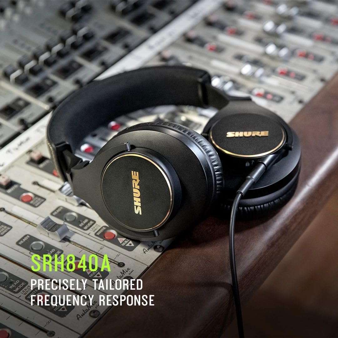Foto 4 pulgar | Auriculares Supraaurales Shure Srh840a Cableados Para Una Escucha Crítica - Venta Internacional.