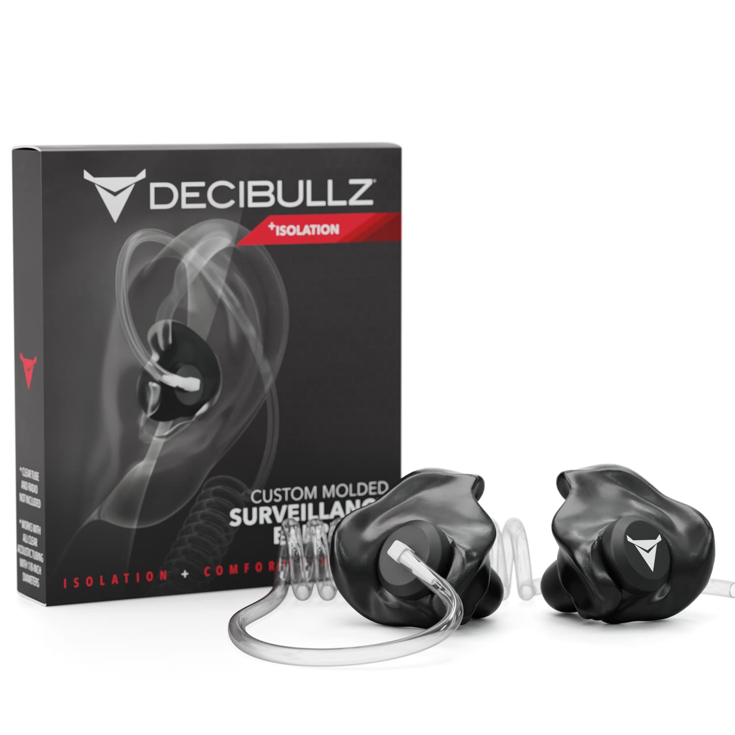Foto 1 | Auricular De Seguridad Para Radiovigilancia Decibullz Thermo-fit - Venta Internacional.