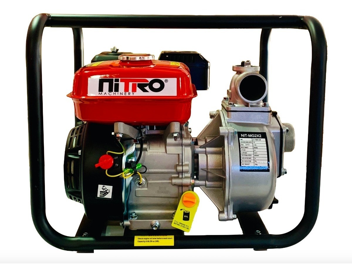 Motobomba Nitro NIT-MG2x2 Autocebante 2x2 5.5 Hp