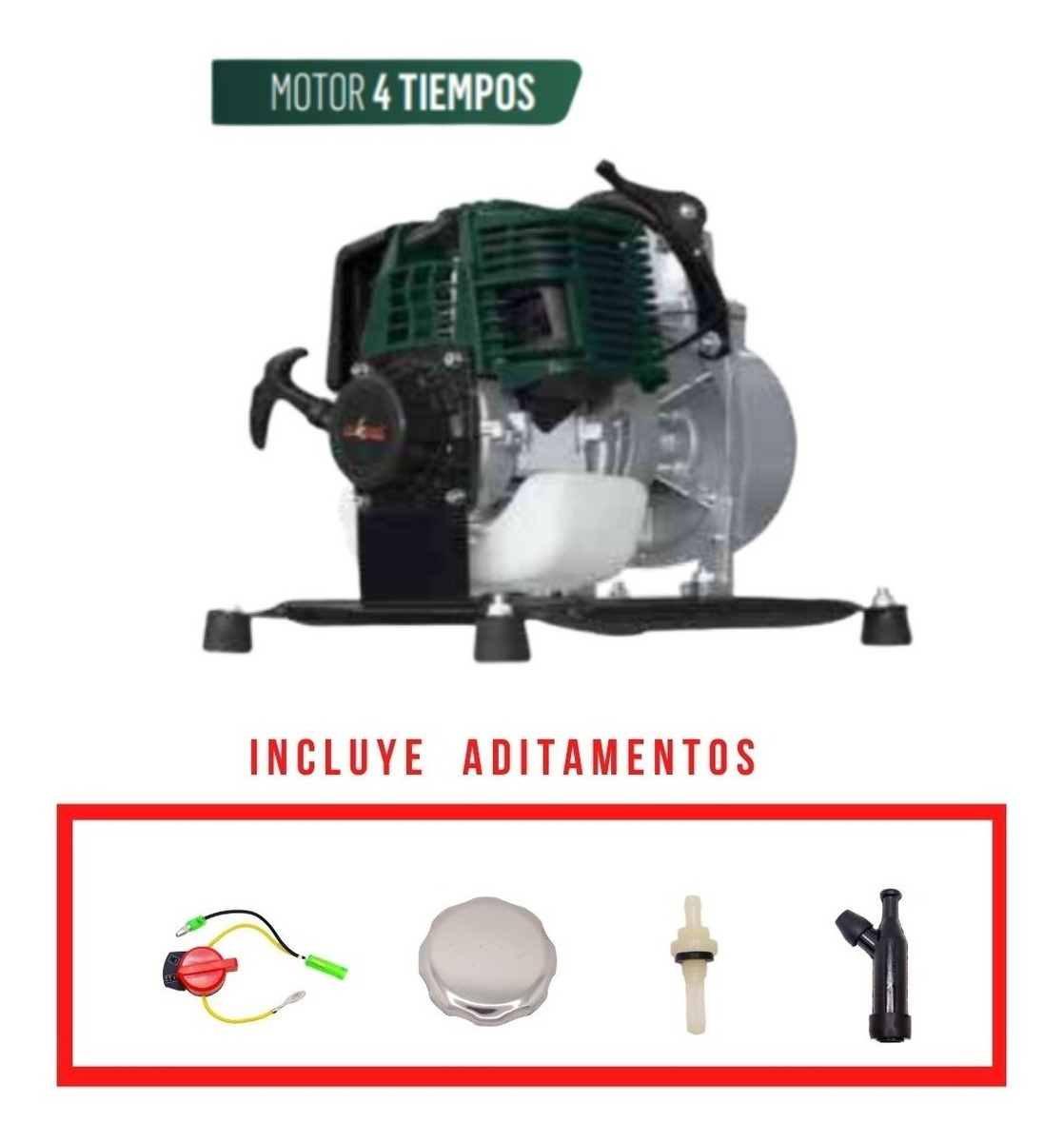 Motobomba A Gasolina 1  X 1  Motor 4 Tiempos Mg-1114