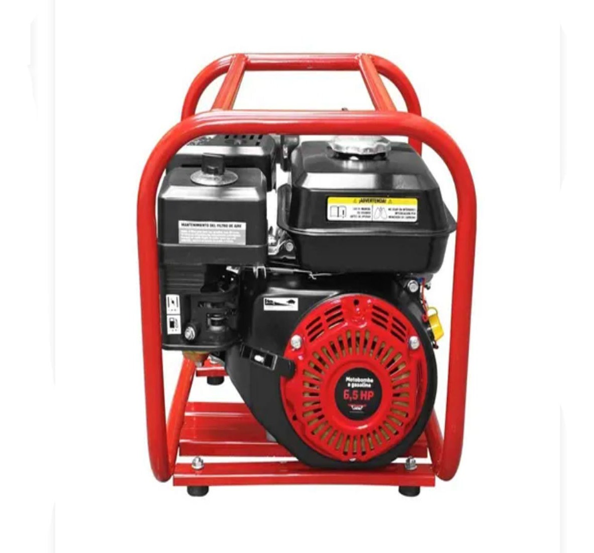 Motobomba Agrícola OEM MBOEM-3 color Rojo 4 Tiempos 6.5 HP 3 "