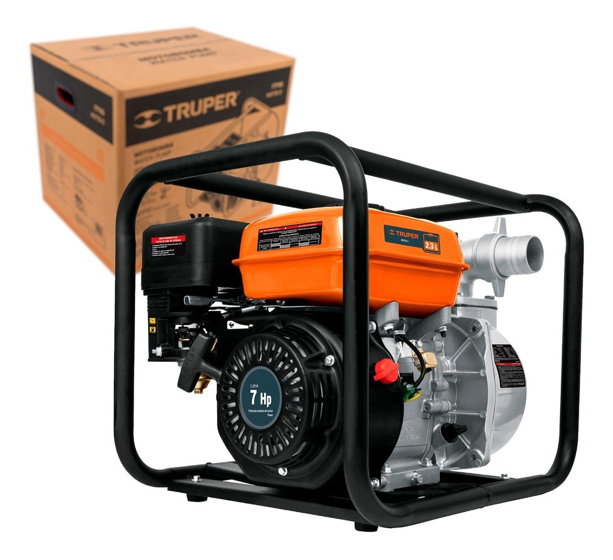 Motobomba 7 Hp Salida 2'' Motor 4 Tiemp. 500l/m Truper 17116