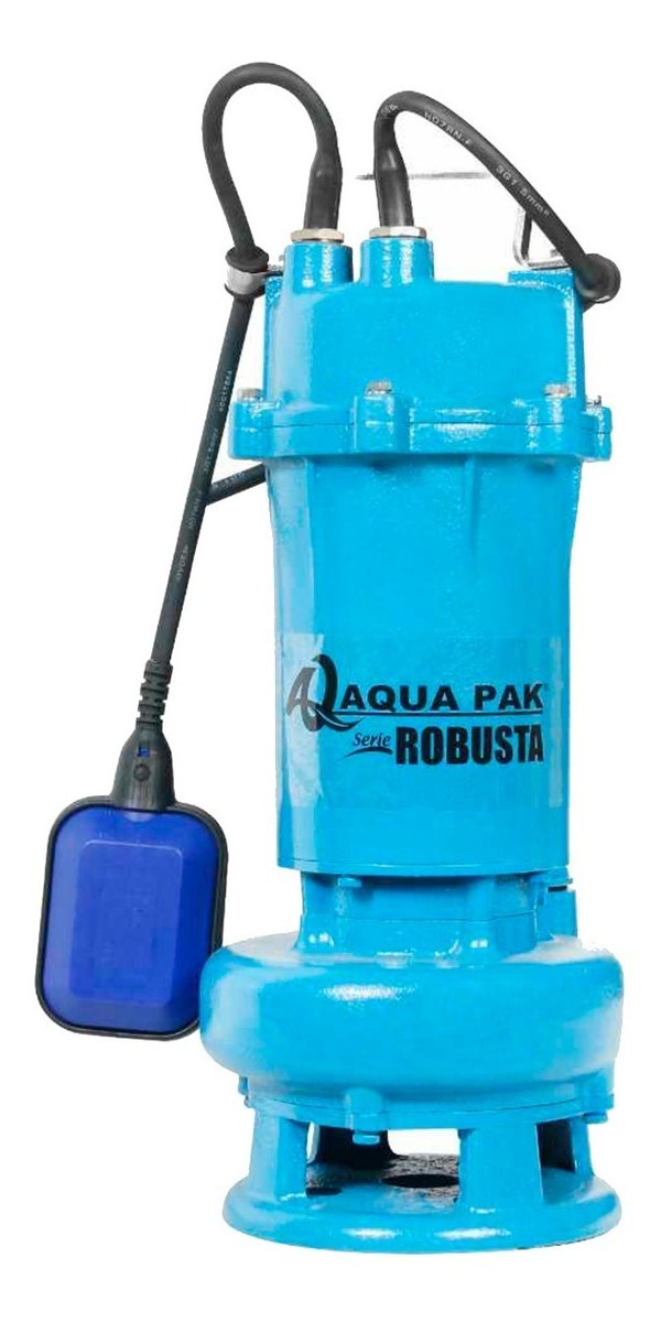 Foto 2 pulgar | Motobomba Sumergible Robusta Para Lodos Aqua Pak  1hp 230 V