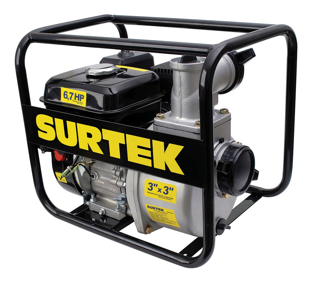 Surtek Mg533a Motobomba A Gasolina 3  X 3  6.7hp 200cc