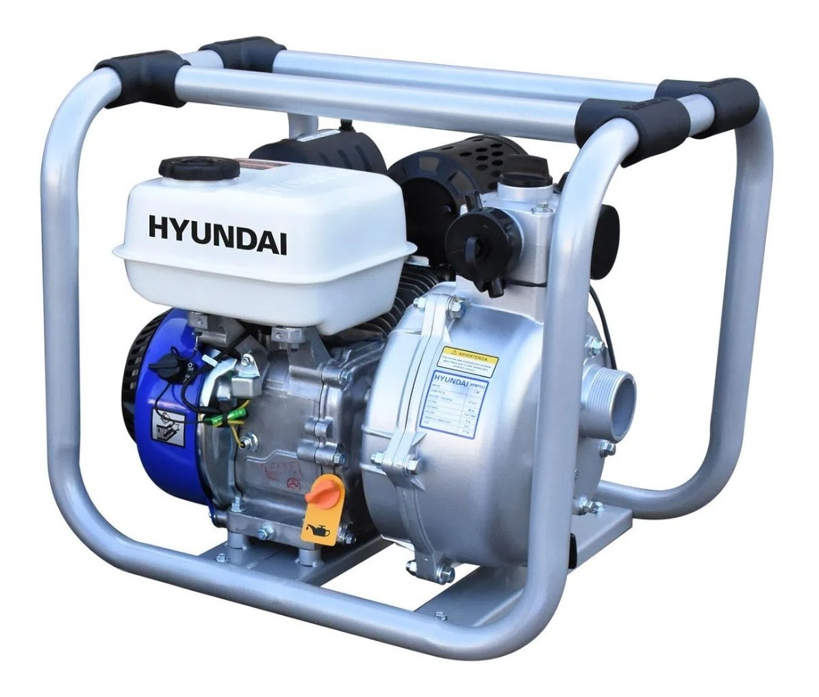 Motobomba A Gasolina 6.7 Hp 2x2'' Hyundai Hpwp552