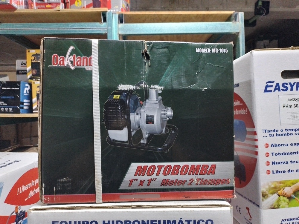 Motobomba A Gasolina De Agua 1x1 1.5 Hp Oakland Mg-1015