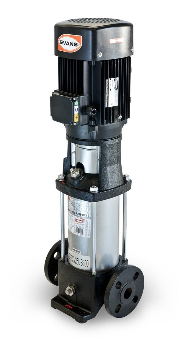 Motobomba Vertical De 3hp Con 9 Pasos. 220/440 V. $22,389