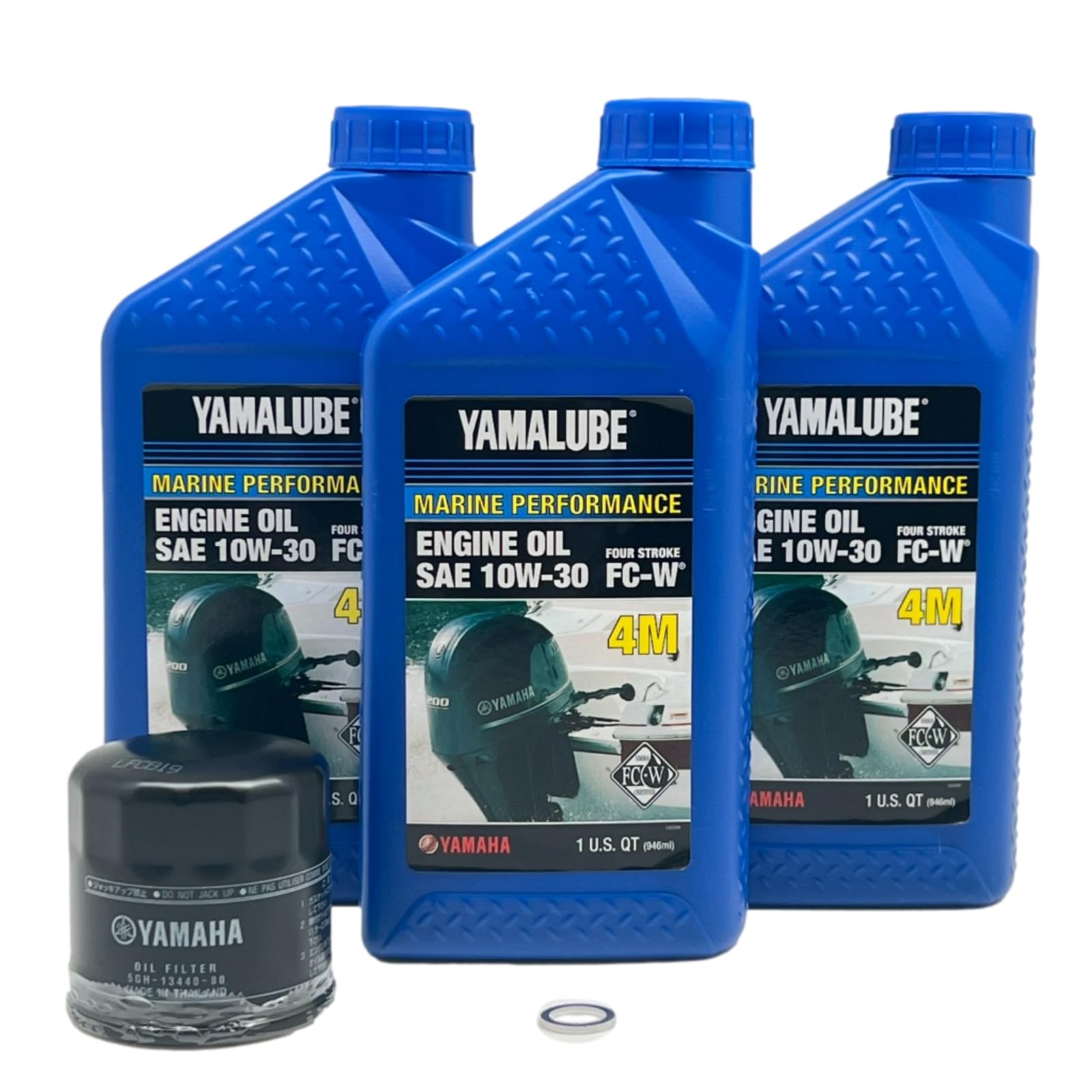Foto 2 pulgar | Kit De Cambio De Aceite Yamaha F30-f70 Con Yamalube 10w30 - Venta Internacional.