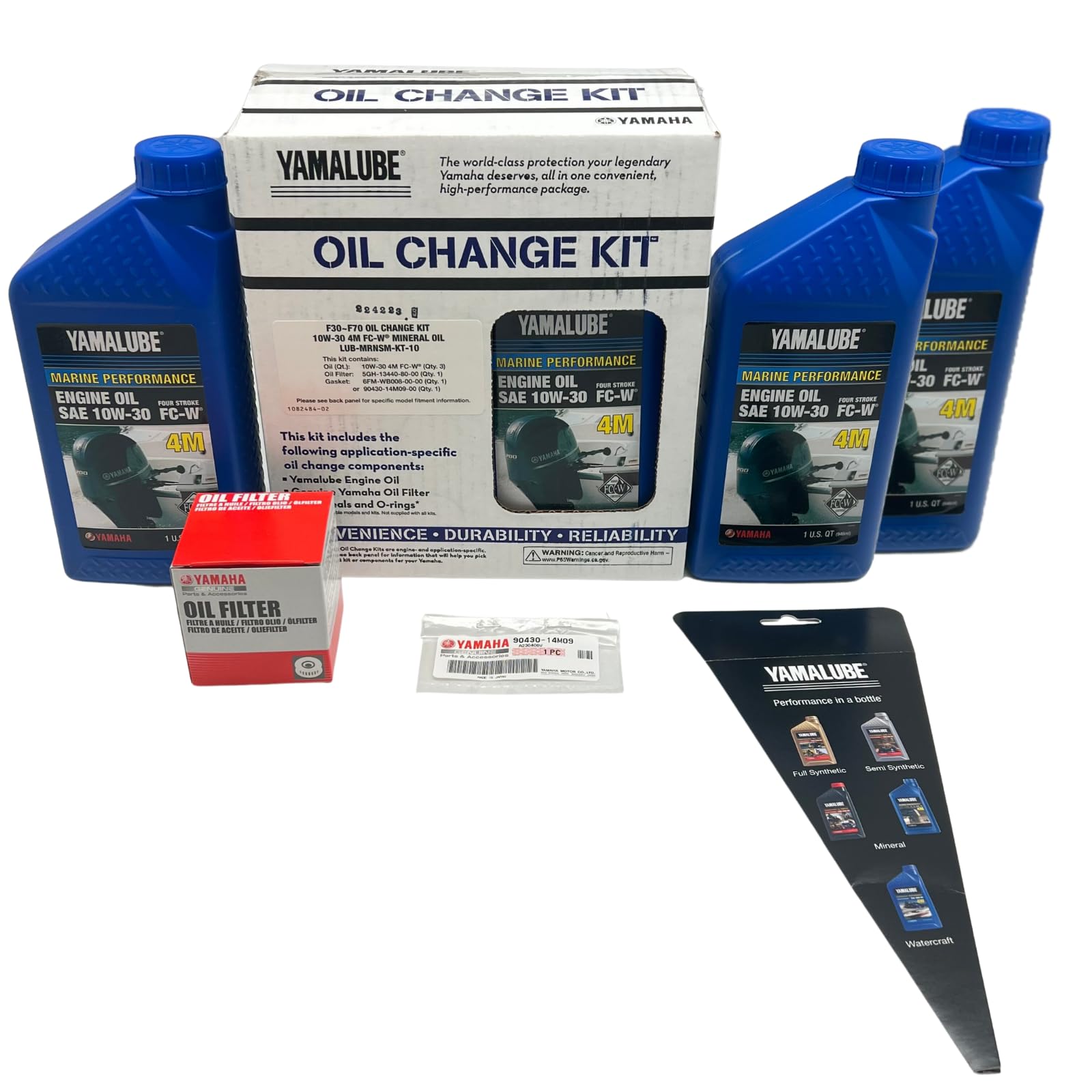 Foto 4 pulgar | Kit De Cambio De Aceite Yamaha F30-f70 Con Yamalube 10w30 - Venta Internacional.