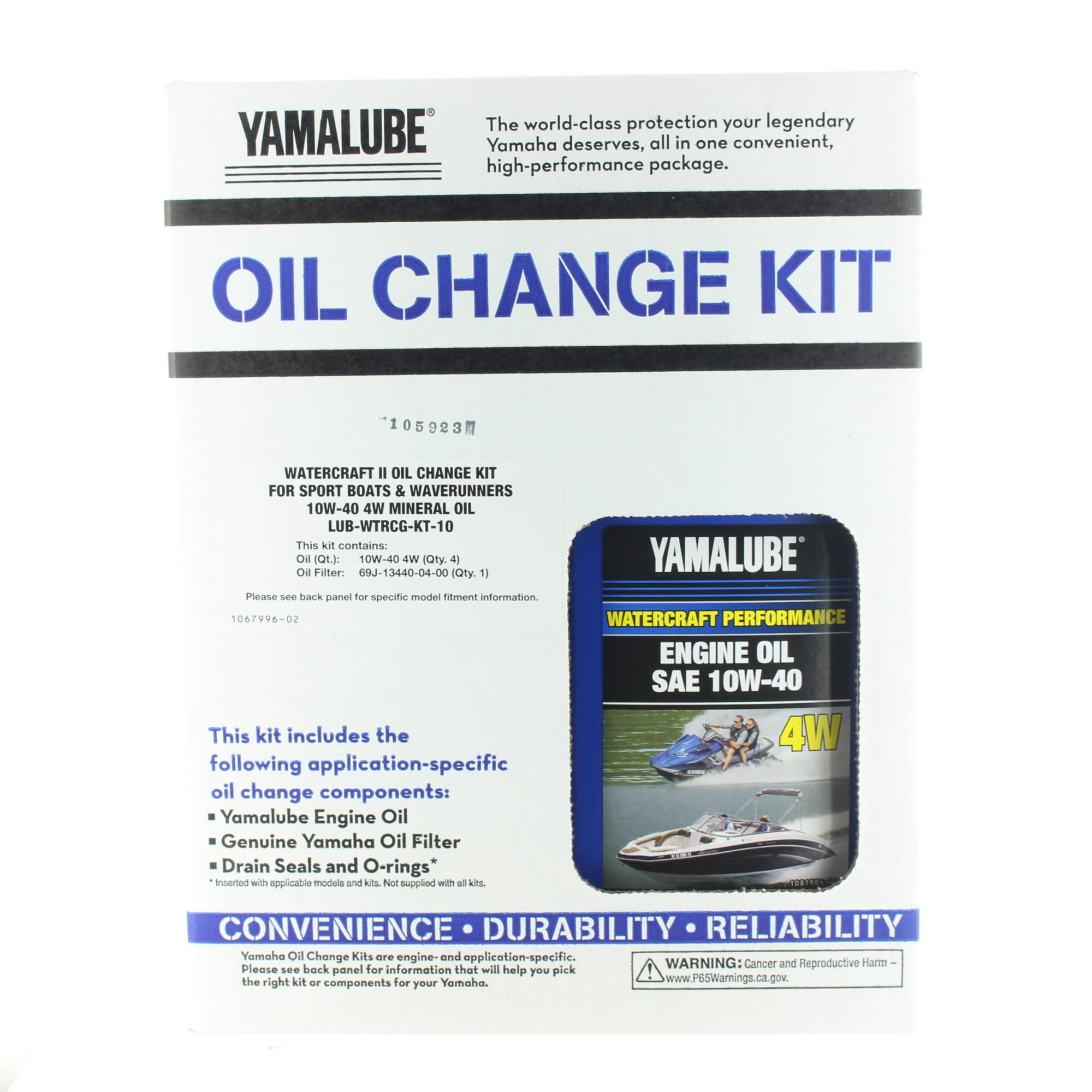 Foto 3 pulgar | Kit De Cambio De Aceite Yamaha Watercraft Ii Lub-wtrcg-kt-10 - Venta Internacional.