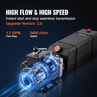 Foto 4 | Unidad De Potencia Hidráulica Mophorn 3 Hp 220v 14l Para Elevadores De Automóviles - Venta Internacional.
