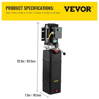Foto 7 | Bomba Hidráulica Vevor De 16 Cuartos De Galón, Elevador De Coche, 2 Hp, 3450 Rpm - Venta Internacional.
