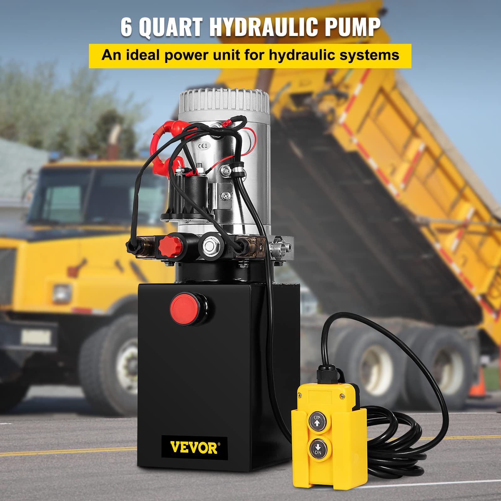 Foto 3 pulgar | Bomba Hidráulica Mophorn, Unidad De Potencia Hidráulica De 6 Cuartos De Galón, 12 V Dc - Venta Internacional.