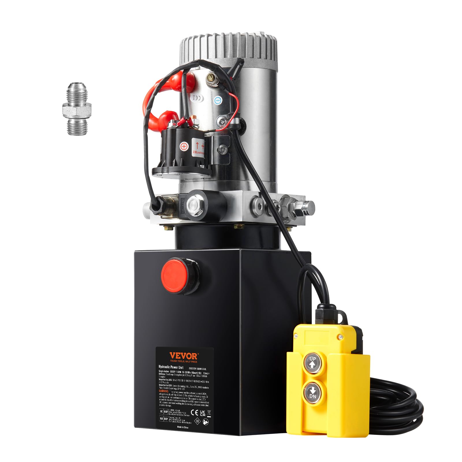 Bomba Hidráulica Vevor Dc 12v 8l Unidad De Control Hidráulico - Venta Internacional.