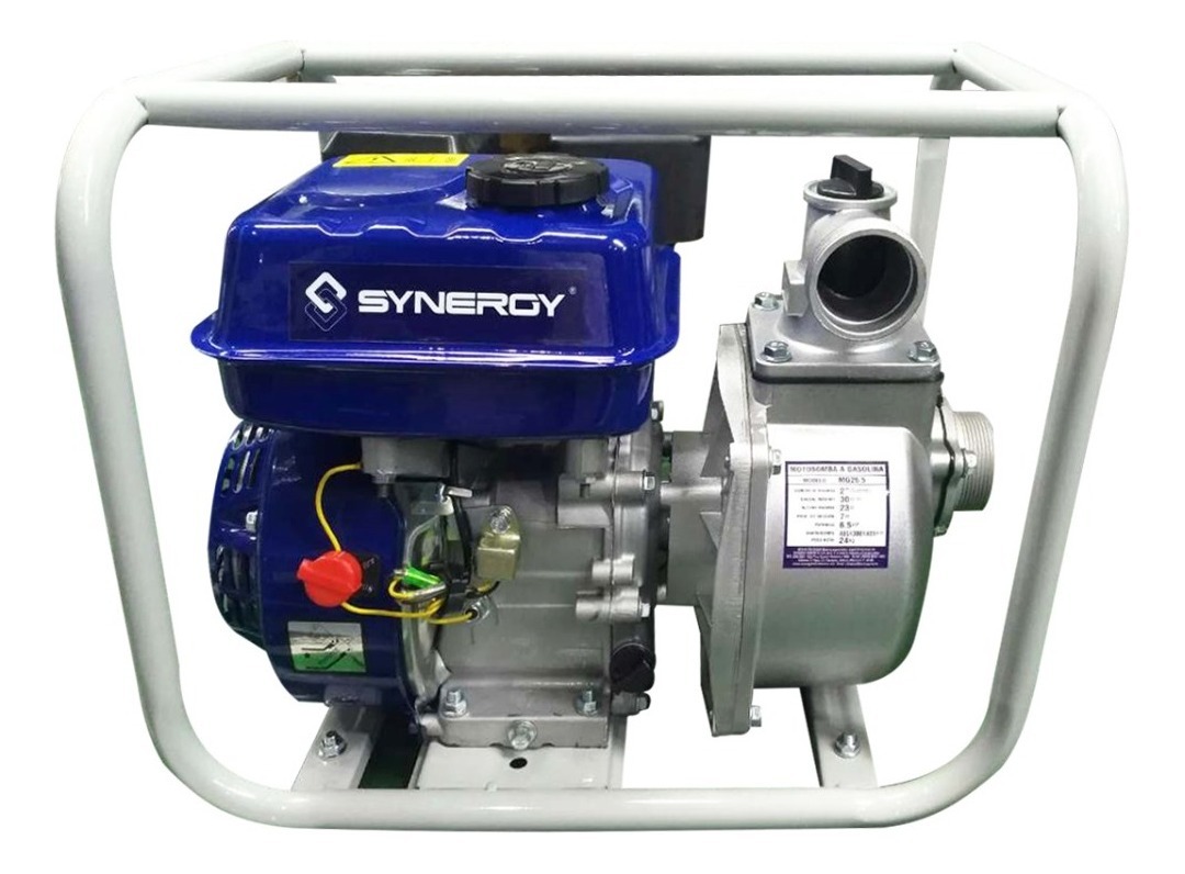 Motobomba a Gasolina Synergy MG26.5 Agua Limpia 6.5 hp 212 cc 2 in 3.6 L