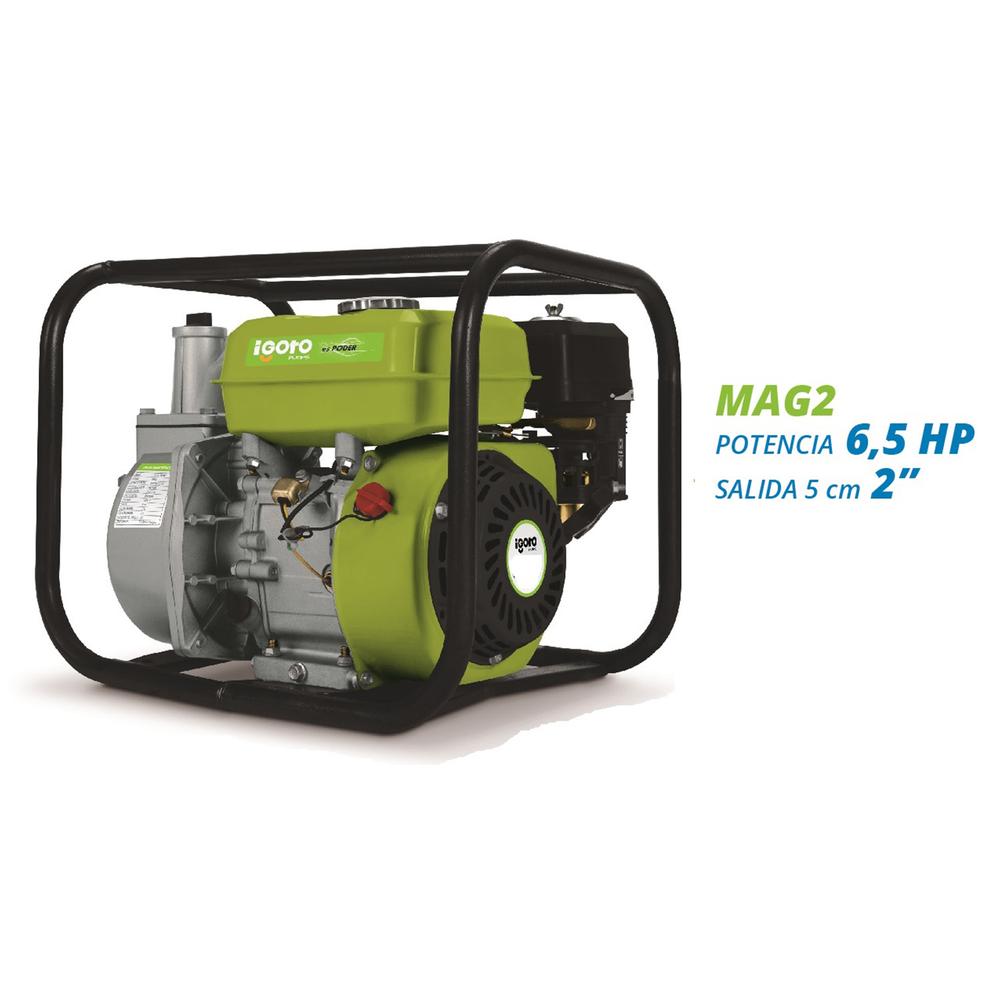 Foto 3 pulgar | Motobomba de Agua con Motor a Gasolina Igoto MAG2 color Verde 6.5 Hp 2 Pulg