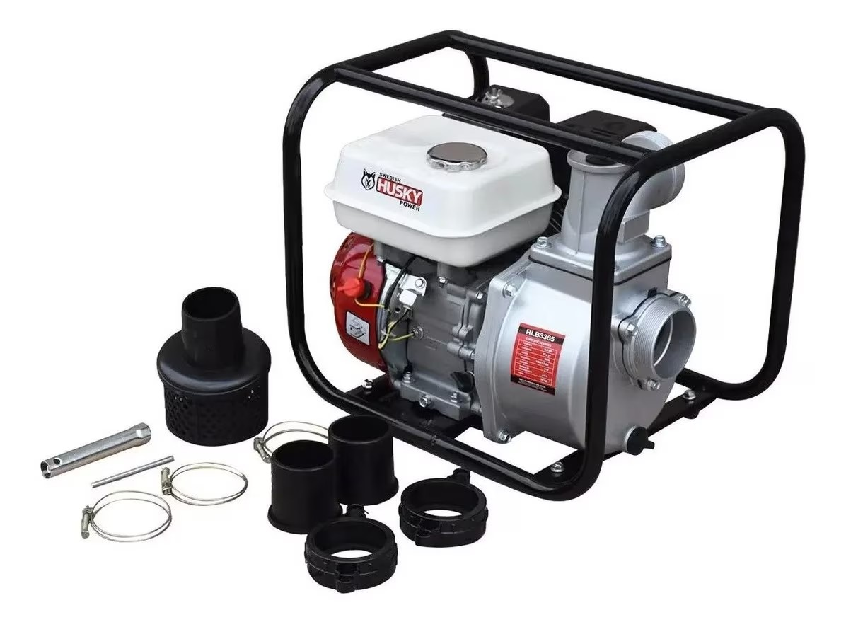 Motobomba Autocebante Swedish Husky Power 6.5 Hp 3x3 4 Tiempos - Rlb3365