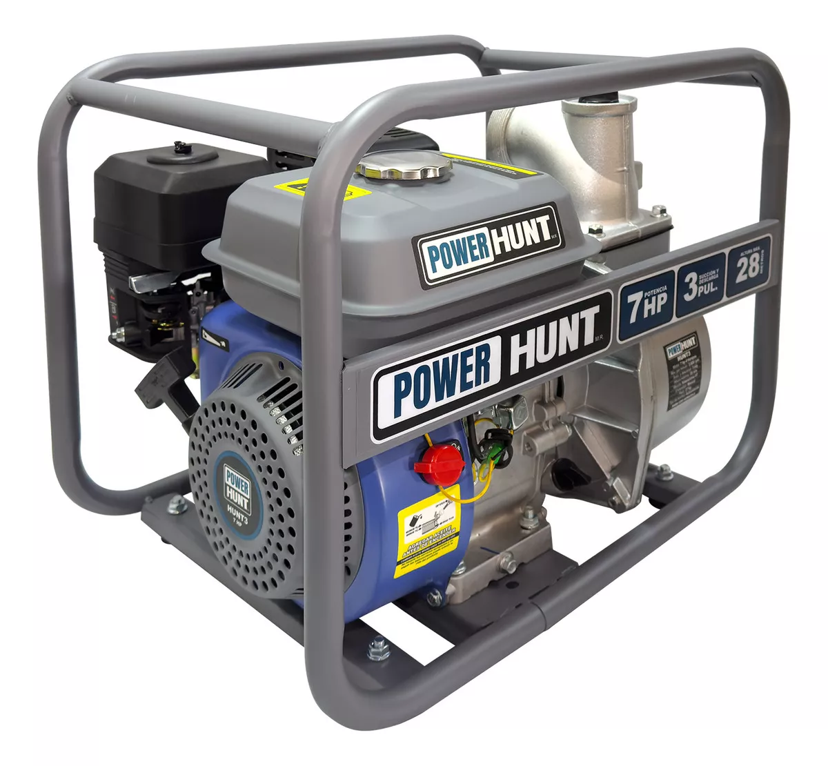 Foto 4 pulgar | Motobomba Bomba De Agua A Gasolina Power Hunt Hunt3 3x3 7hp Riego