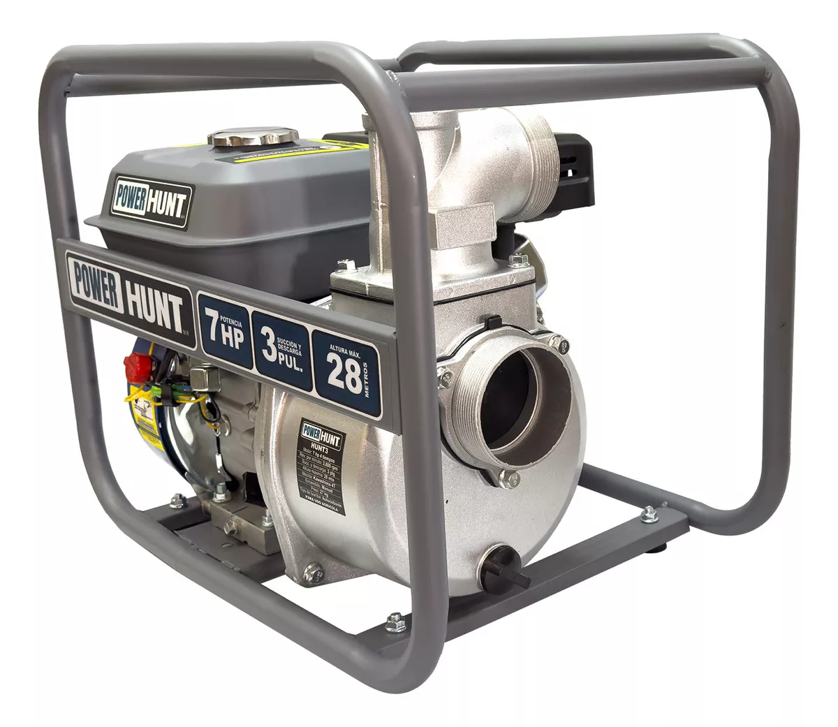 Foto 6 pulgar | Motobomba Bomba De Agua A Gasolina Power Hunt Hunt3 3x3 7hp Riego