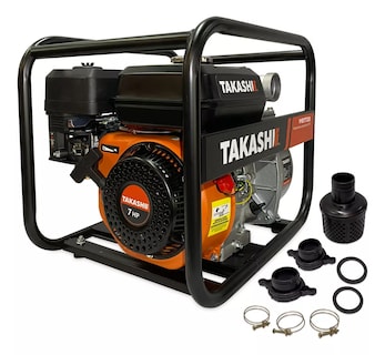 Foto 1 | Motobomba Bomba 2x2 De Agua A Gasolina Alta Presion Takashi 7hp Riego Autocebante