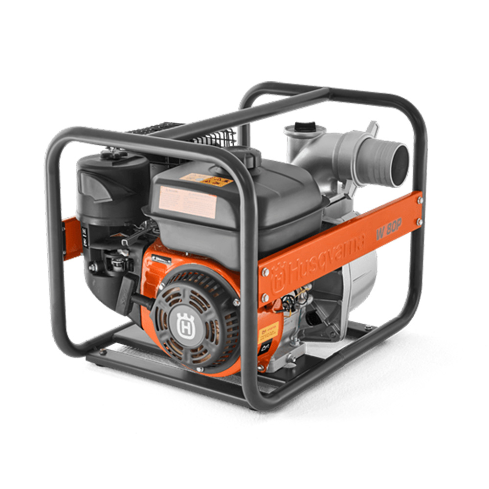 Motobomba Husqvarnaw80p Color Naranja 3'' Agua Limpia