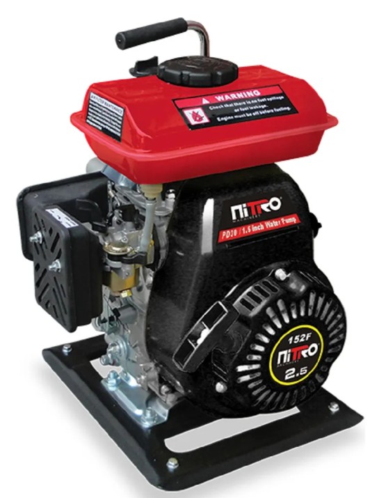 Foto 1 | Motobomba Nitro Nit-mg15 1.5 X 1.5 A Gasolina 4tiempos Color Rojo