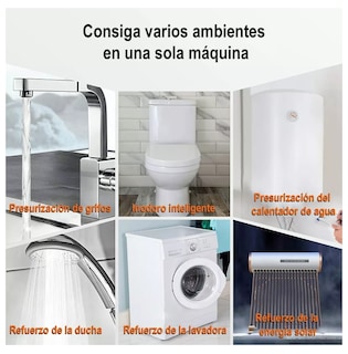 Foto 5 | Bomba de Agua Presurizadora Belug Automática + Manual 35l Min 1/6 Hp Blanco