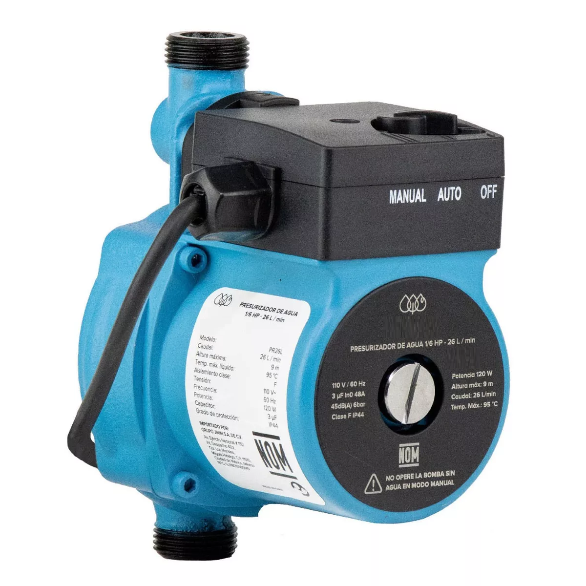 Bomba Presurizadora de Agua Automático Eo Safe Imports Esi-5294 color Azul