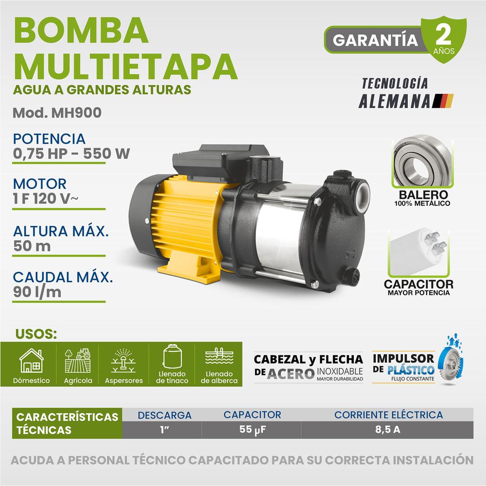 Foto 8 pulgar | Bomba para Agua Multietapa Horizontal Igoto 3/4 Hp 120v