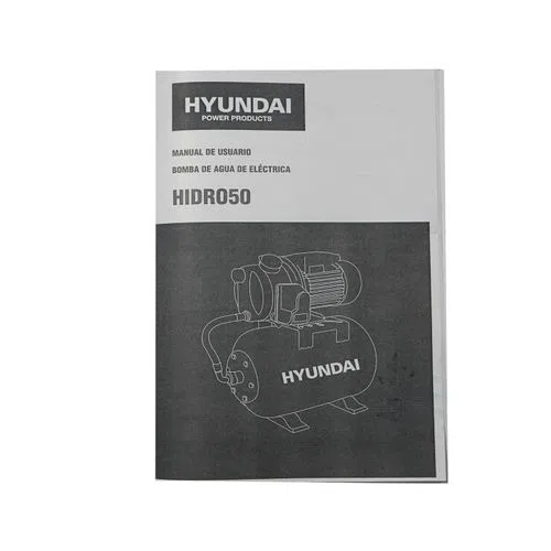 Foto 7 pulgar | Bomba de Agua Eléctrica Hyundai HIDRO50 color Azul 1 Hp 52 Litros 110v/60hz