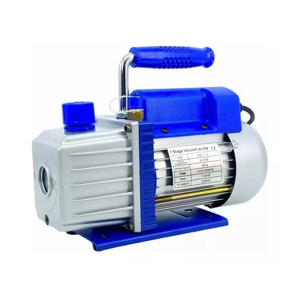 Foto 4 pulgar | Bomba de Vacío de Paletas Rotativas 4cfm 1/3 Hp 110v Azul