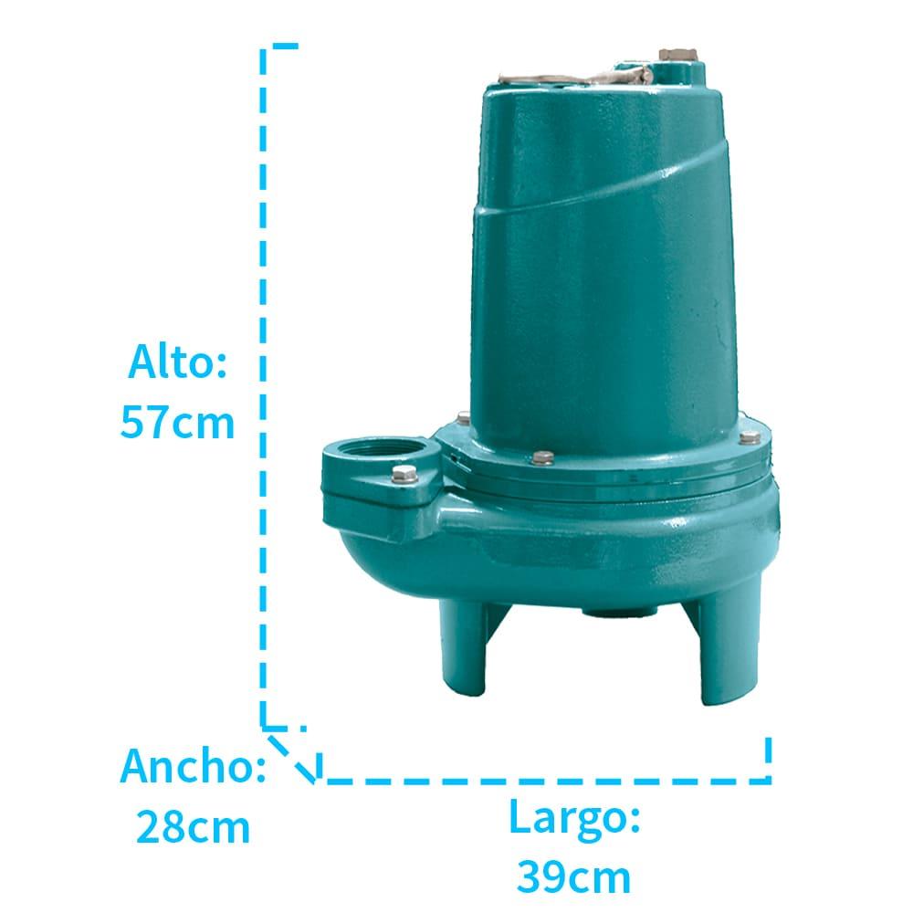 Foto 3 | Bomba Sumergible Para Aguas Residuales, Iusa 1 Hp