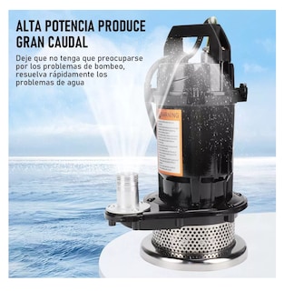 Foto 5 | Bomba Sumergible Metálica 1/2 Hp Para Agua Limpia/sucia 110v Negro