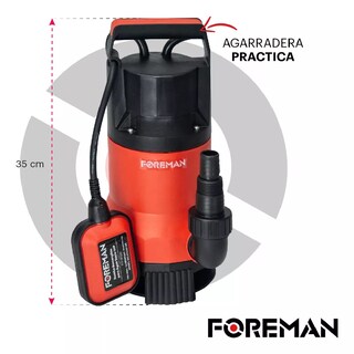 Foto 5 | Bomba Sumergible Para Agua Sucia 1 Hp 120v 170l/min Uso Rudo