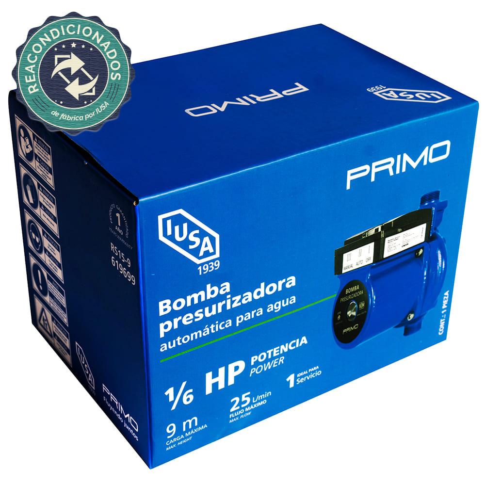 Foto 3 | Bomba Presurizadora En Línea Primo, Iusa, 1/6 Hp, 120 V. Reacondicionado