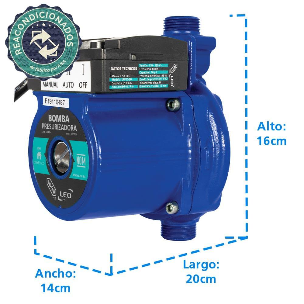 Foto 6 pulgar | Bomba Presurizadora En Línea Primo, Iusa, 1/6 Hp, 120 V. Reacondicionado