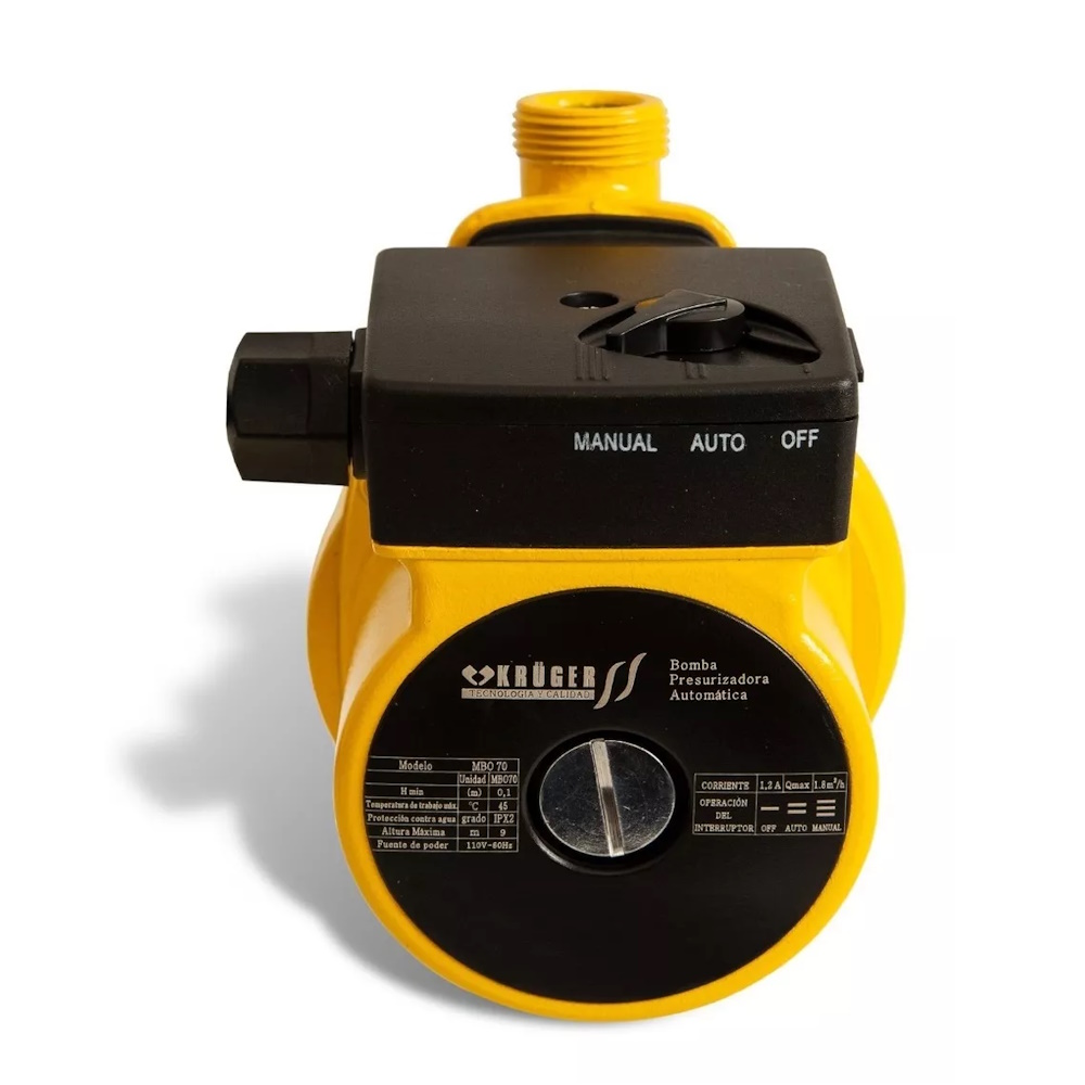 Bomba Presurizadora Agua Automática 1/6hp Kruger