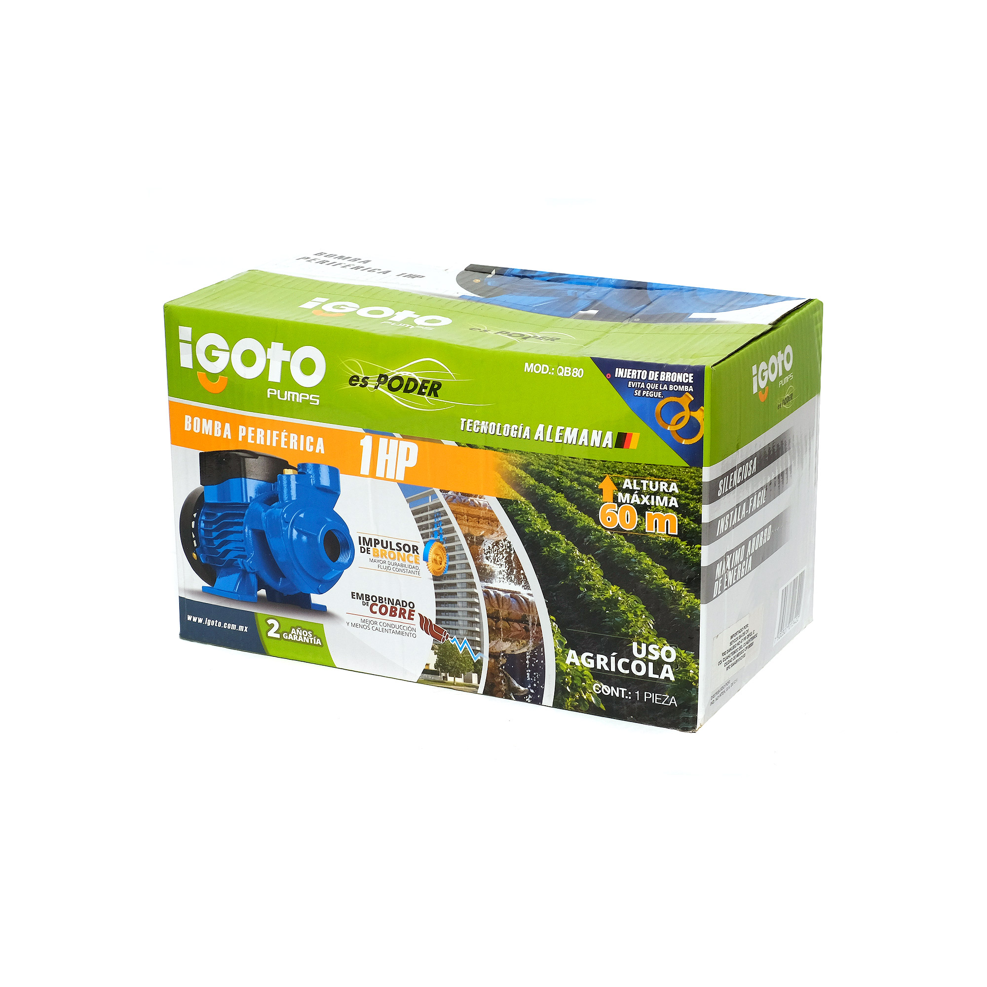 Foto 4 | Bomba Periférica Igoto 1 Hp 127v