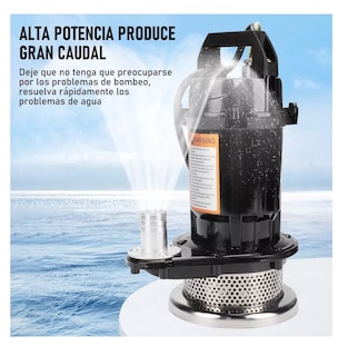 Foto 5 | Bomba Sumergible Metálica 1/2 Hp Para Agua Limpia/sucia 110v Negro