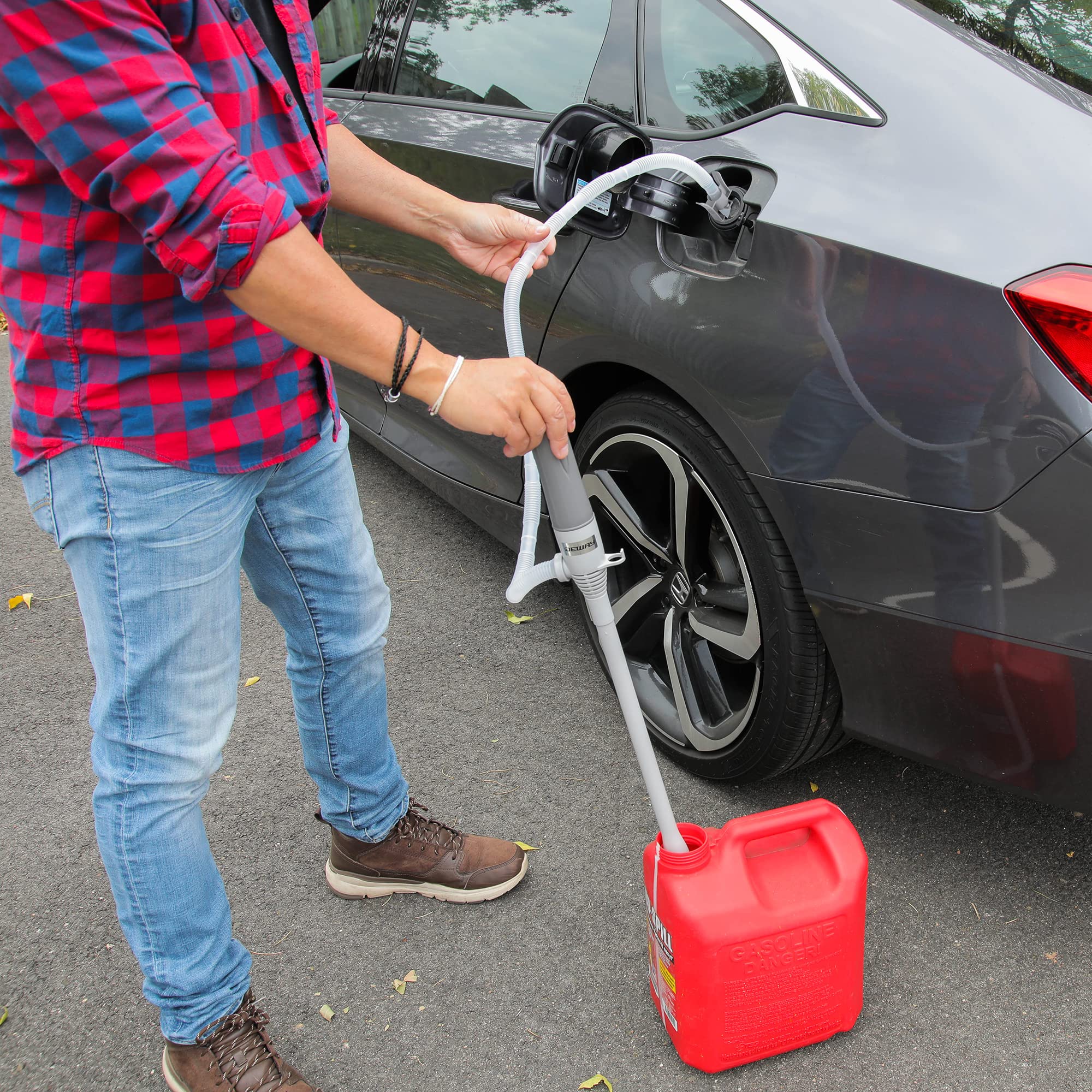 Foto 3 pulgar | Bomba De Transferencia De Combustible Deway Automática De 2,6 L/min Con Manguera Extralarga - Venta Internacional.