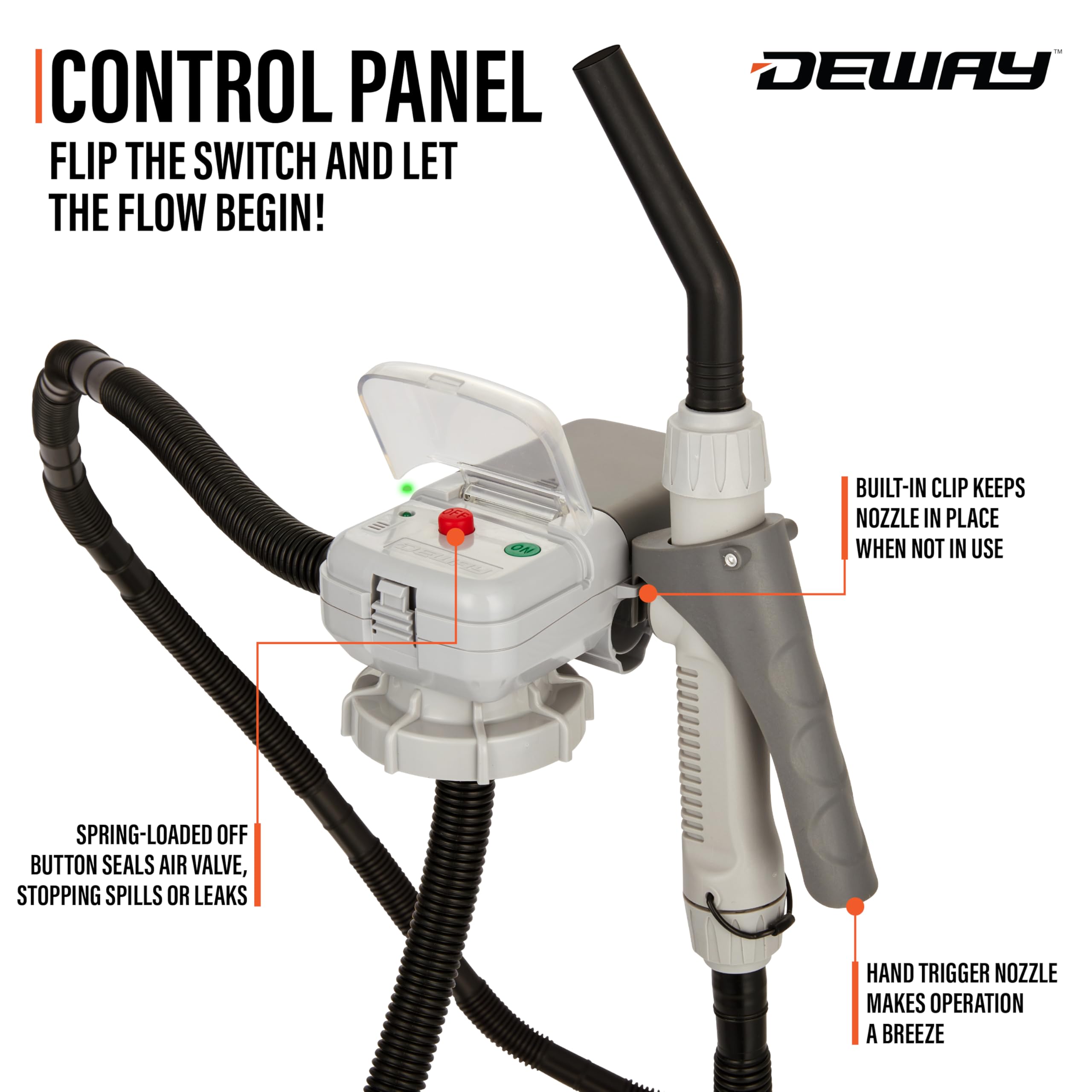 Foto 5 | Bomba De Transferencia De Combustible Deway Automática Con Boquilla De Gatillo Manual - Venta Internacional.