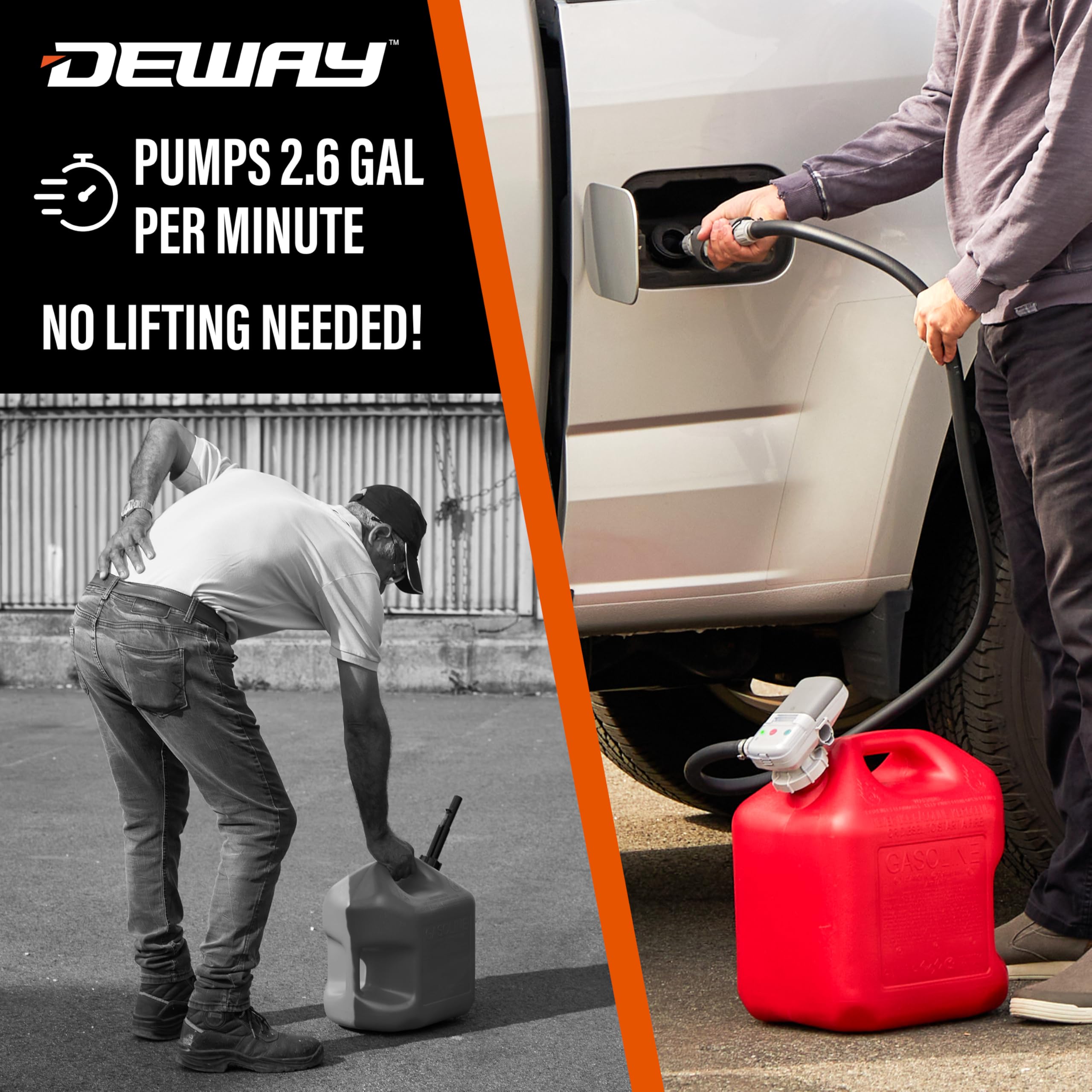 Foto 7 | Bomba De Transferencia De Combustible Deway Automática Con Boquilla Manual Y Batería Aa - Venta Internacional.