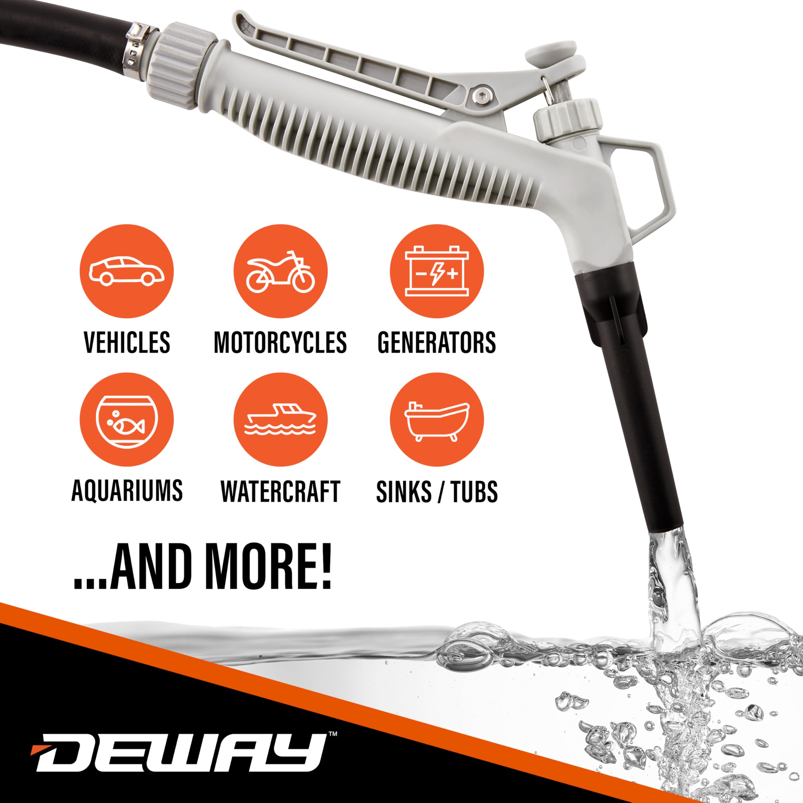 Foto 2 | Bomba De Transferencia De Combustible Automática Deway Con Boquilla De 14,4 L/min - Venta Internacional.