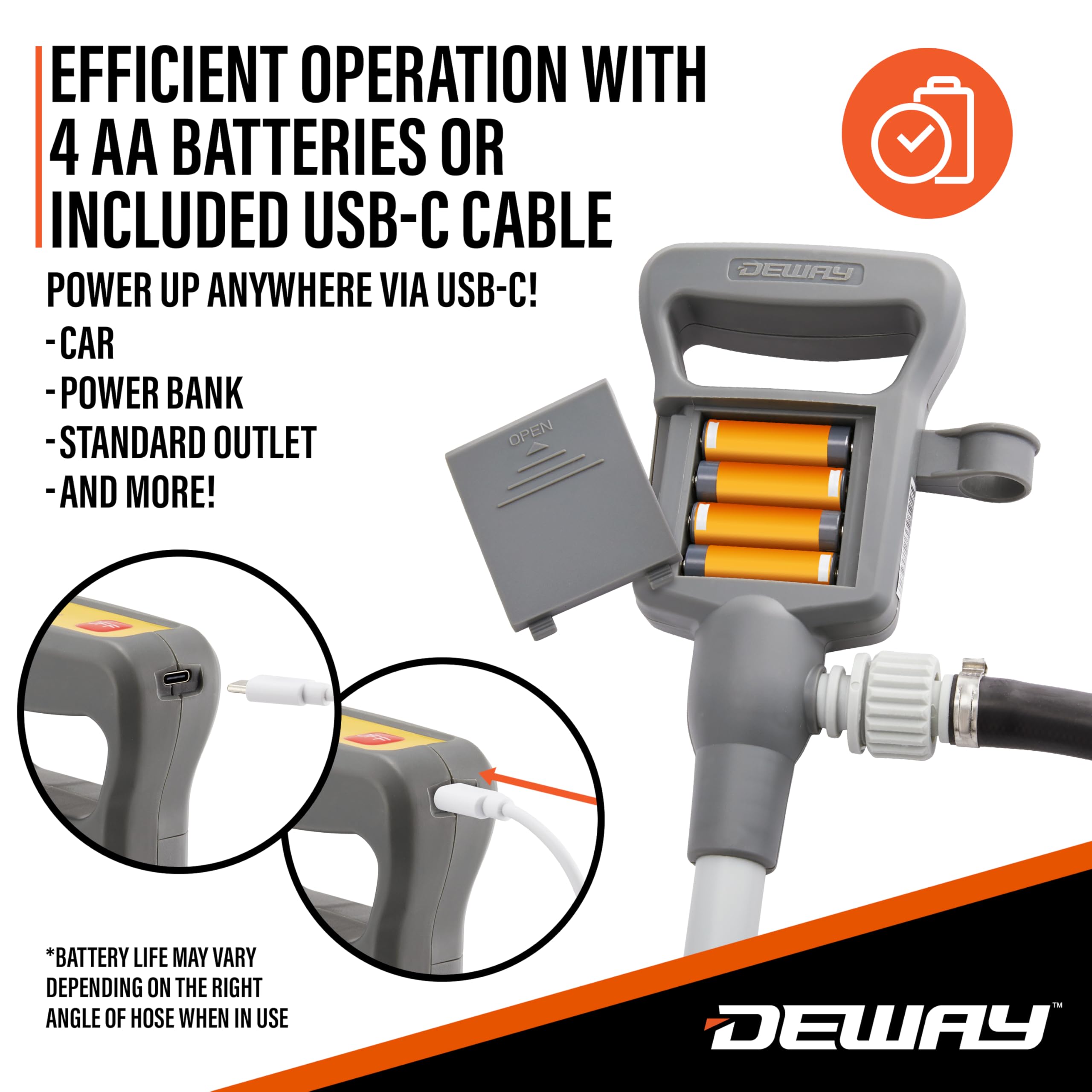 Foto 6 pulgar | Bomba De Transferencia De Combustible Automática Deway Con Boquilla De 14,4 L/min - Venta Internacional.