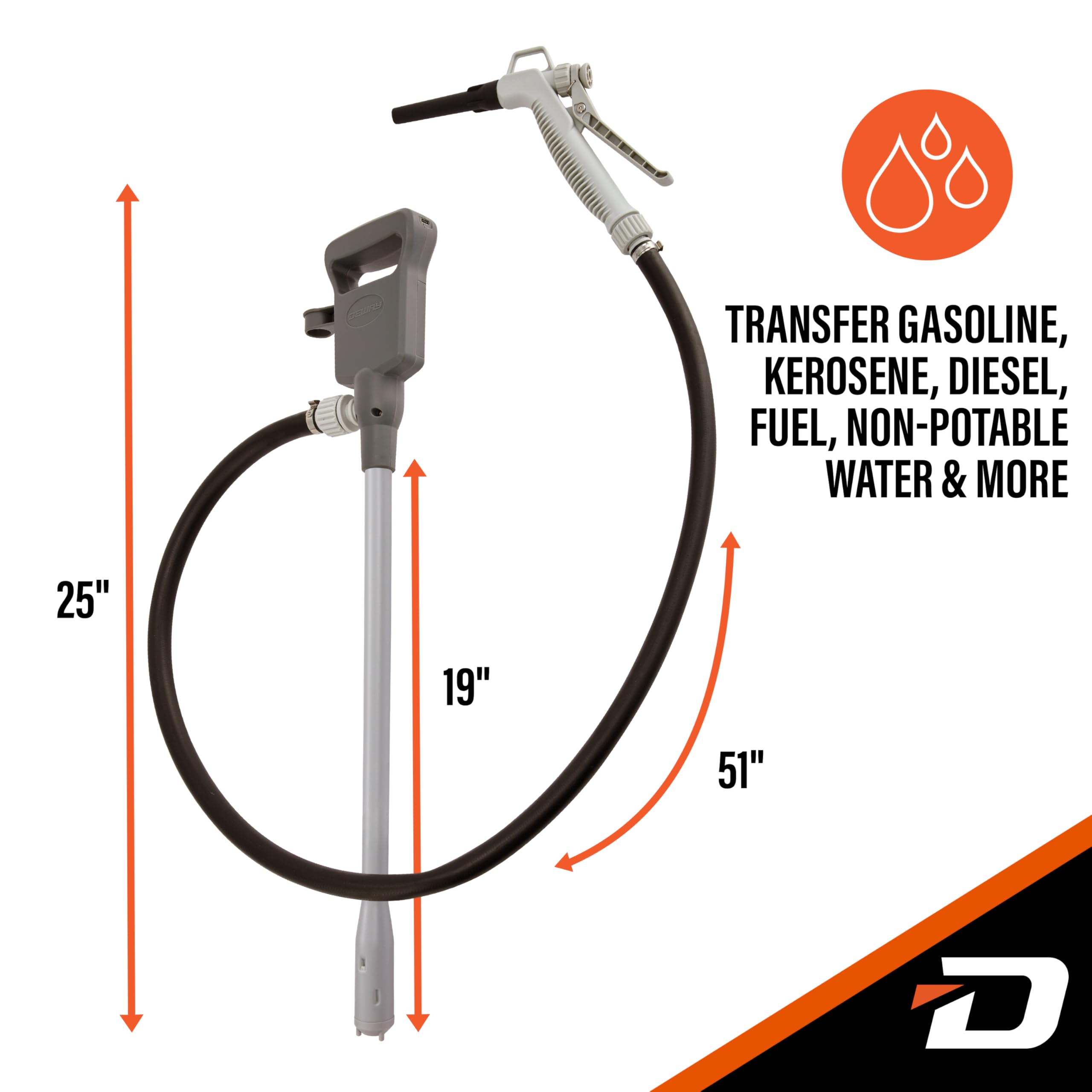 Foto 7 pulgar | Bomba De Transferencia De Combustible Automática Deway Con Boquilla De 14,4 L/min - Venta Internacional.