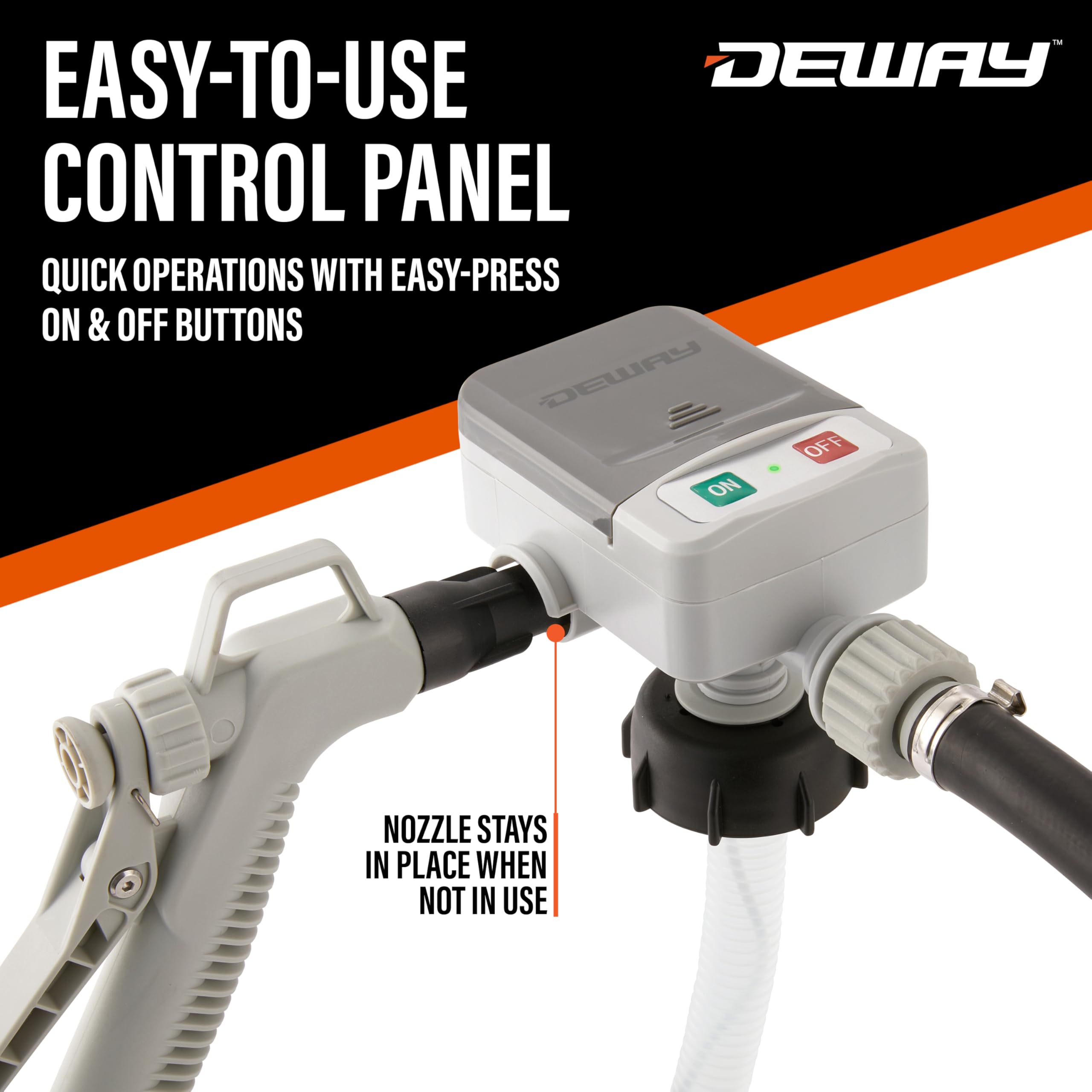 Foto 7 | Bomba De Transferencia De Combustible Deway Fast De 9,1 L/min Con Manguera De 51 Cm Y 3 Adaptadores - Venta Internacio