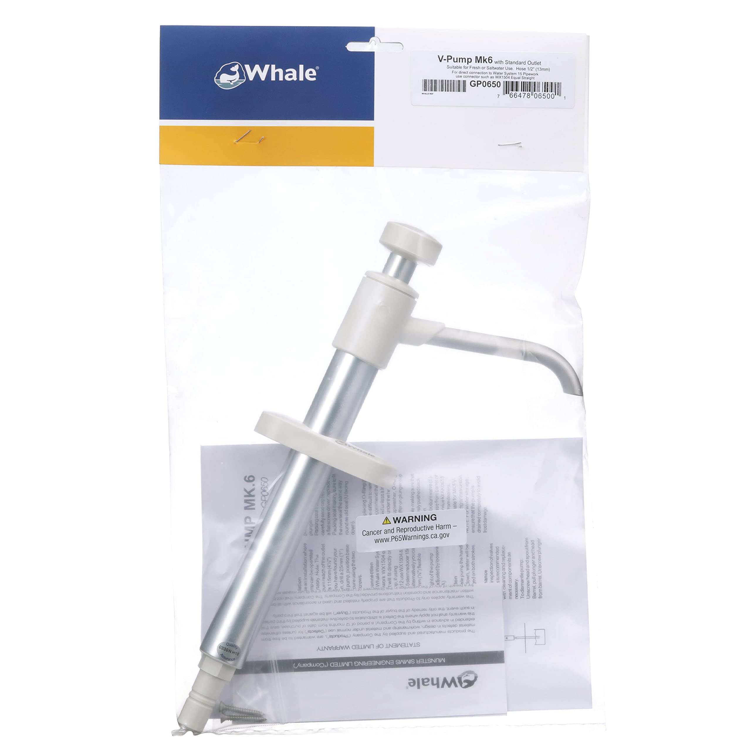 Foto 6 | Bomba De Agua De Cocina Manual Whale Gp0650 V Pump Mk 6 - Venta Internacional.