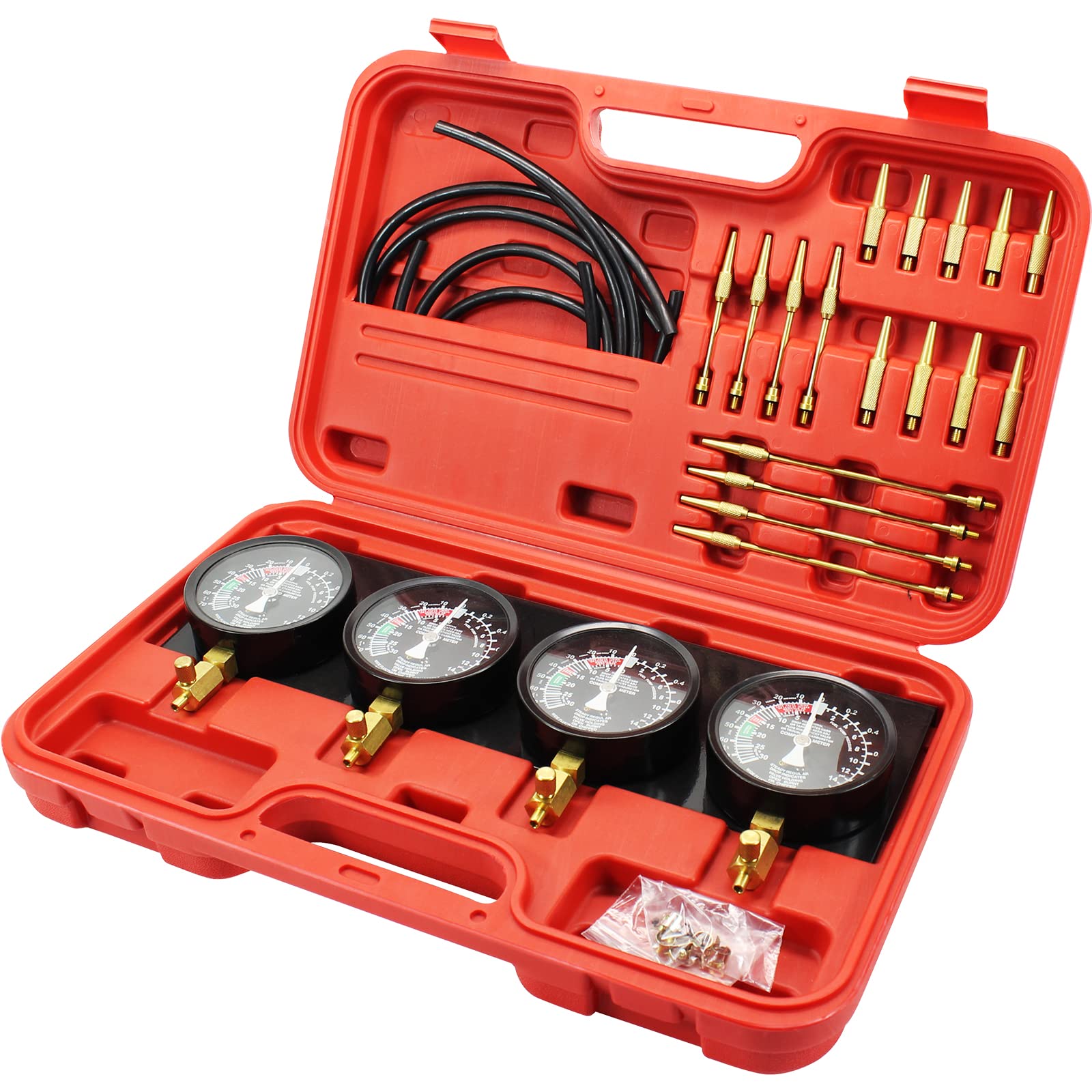 Foto 2 pulgar | Kit De Herramientas De Sincronización De Carburador Vevor Fuel Vacuum Con Manómetro S - Venta Internacional.