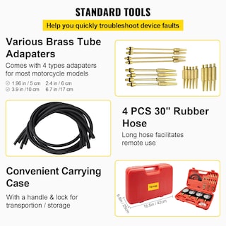 Foto 5 | Kit De Herramientas De Sincronización De Carburador Vevor Fuel Vacuum Con Manómetro S - Venta Internacional.