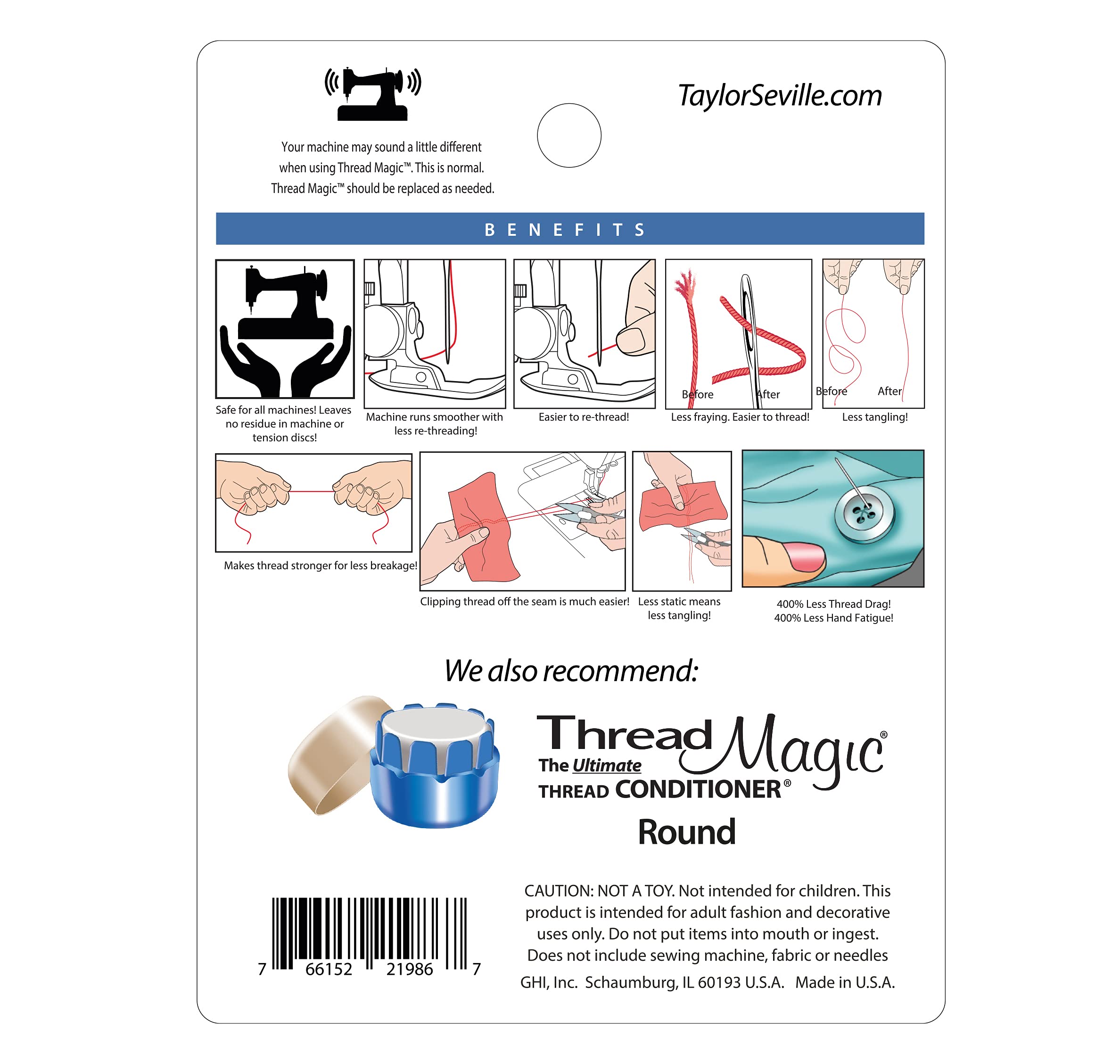 Foto 6 pulgar | Fortalecedor De Hilos Thread Magic Square Taylor Seville - Venta Internacional.